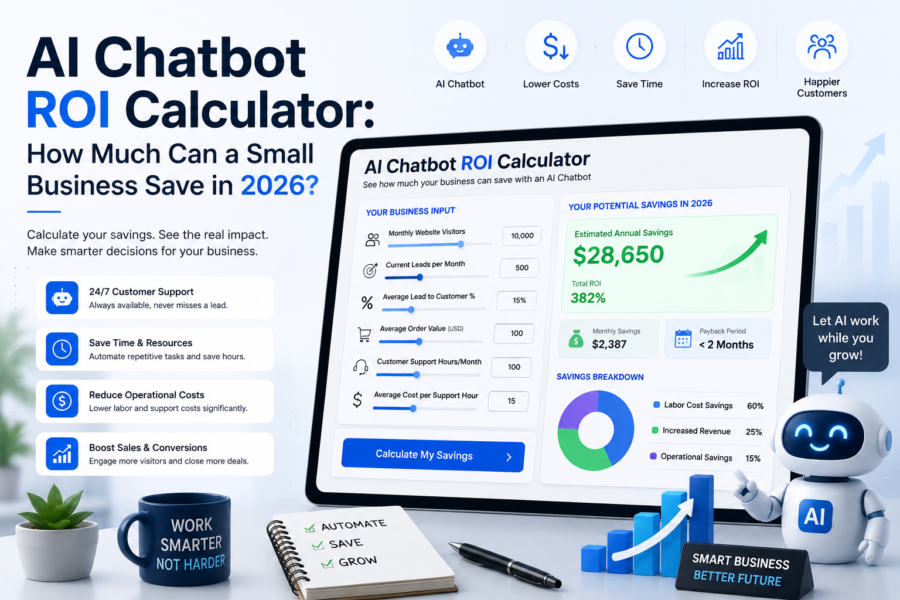 AI Chatbot ROI Calculator: How Much Can a Small Business Save in 2026?