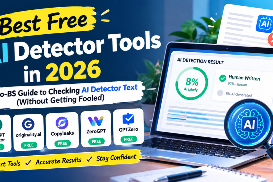 Best Free AI Detector Tools in 2026: A No-BS Guide to Checking AI Detector Text (Without Getting Fooled)