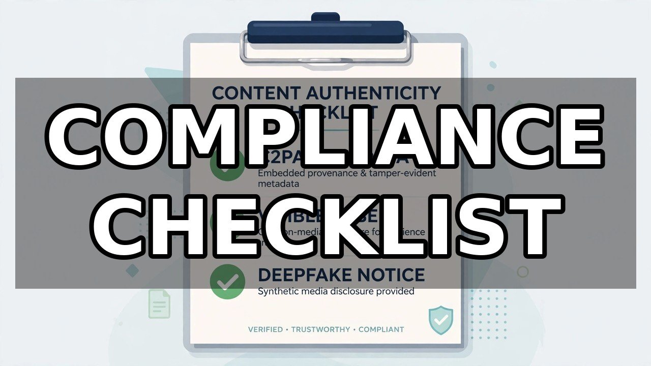 EU AI Act Article 50 AI ad compliance checklist